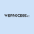 Weprocess logo lichtblauw